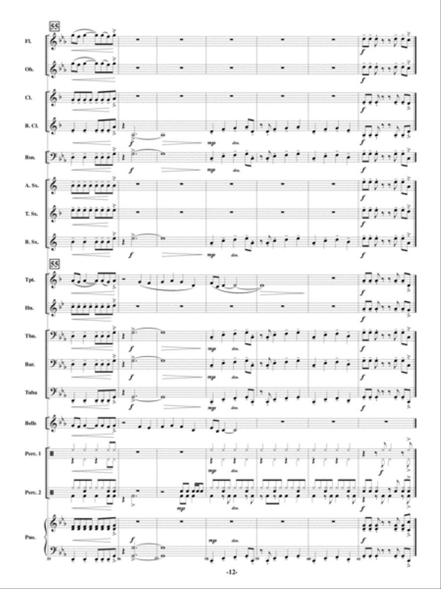 Chillaxin' Concert Band scores gallery preview page 11