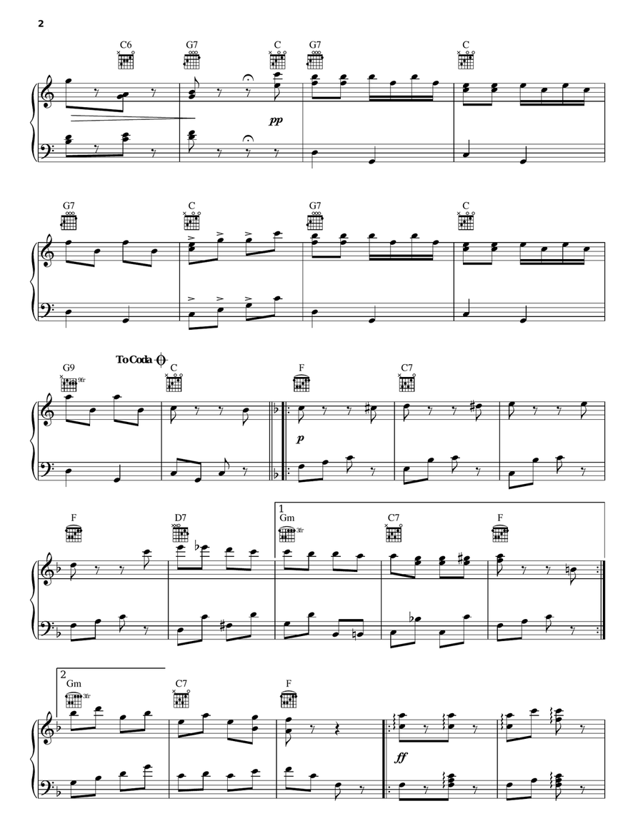 Pizzicato Polka Piano Solo scores gallery preview page 2