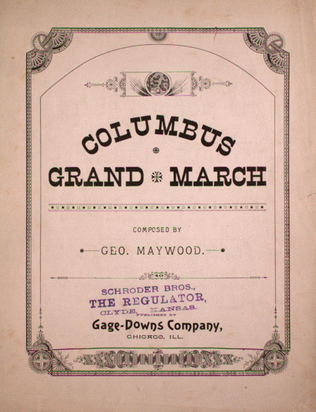 Columbus Grand March