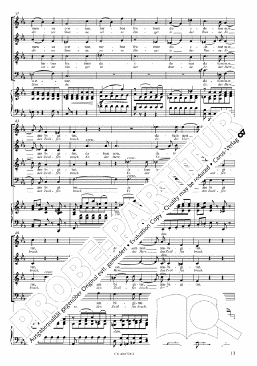 Lauda Sion 4-Part scores gallery preview page 18