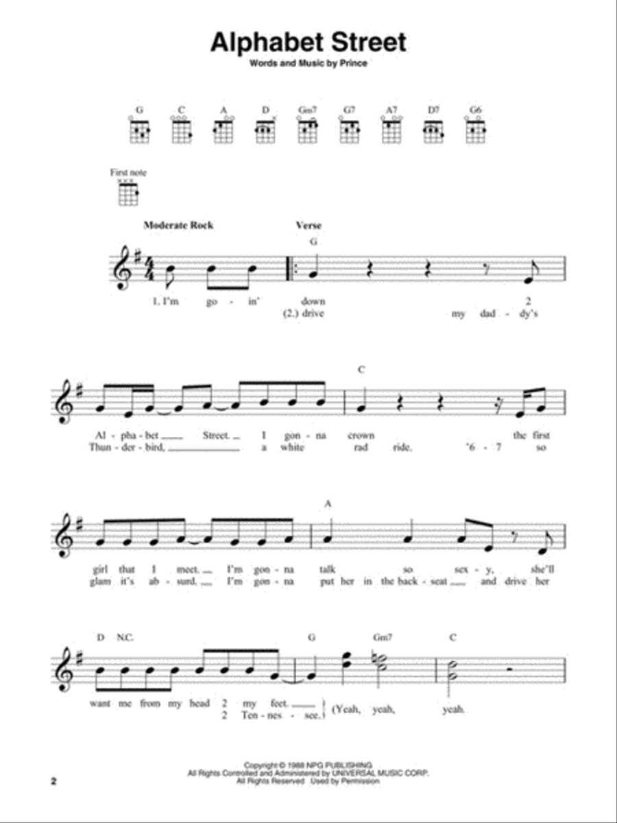 The Very Best of Prince Electric Guitar scores gallery preview page 3