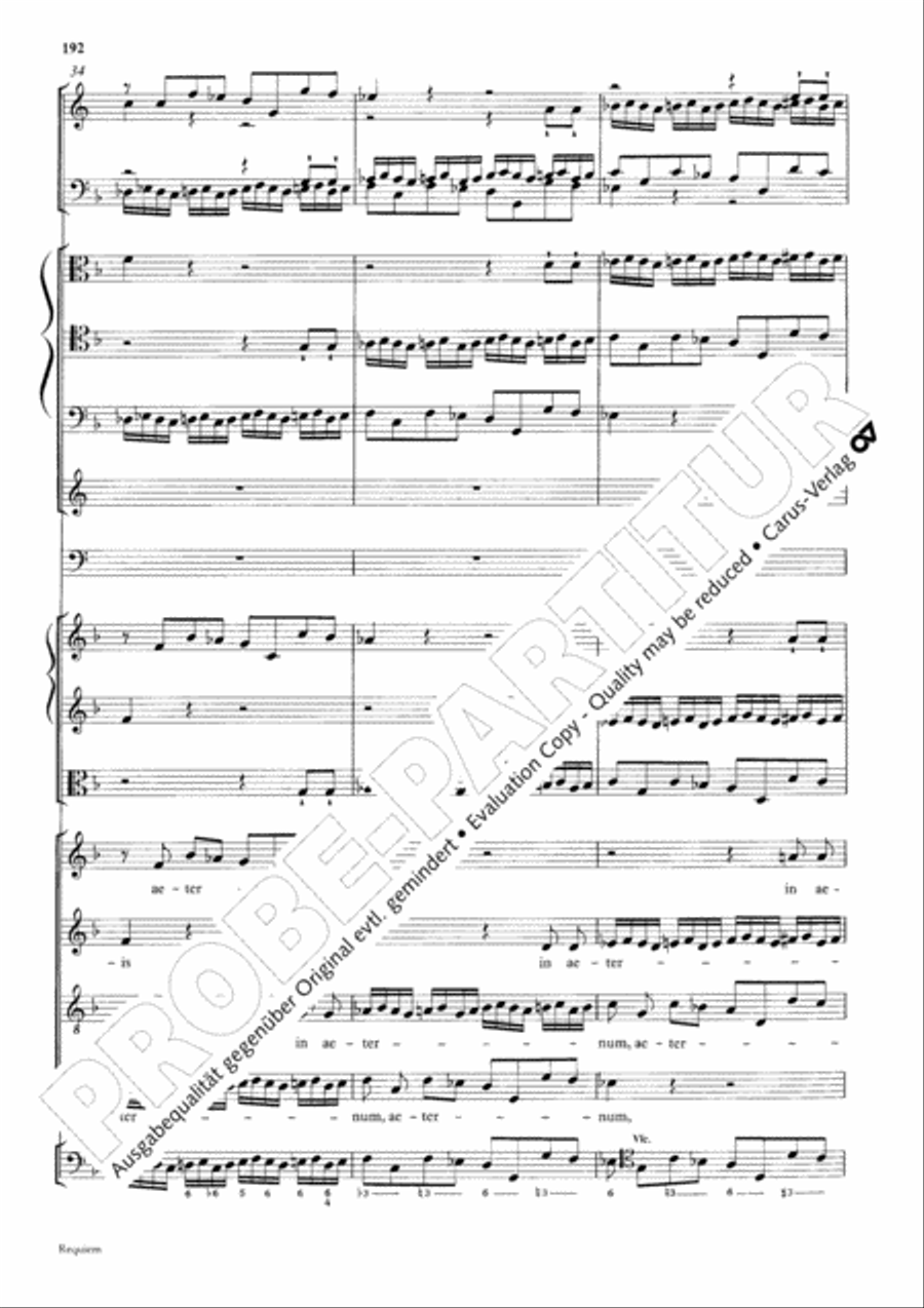 Requiem Requiem 4-Part scores gallery preview page 199