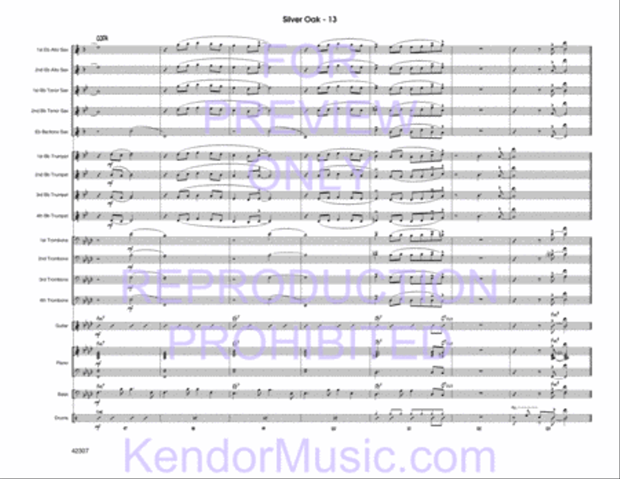 Silver Oak Silver Oak Jazz Ensemble scores gallery preview page 15
