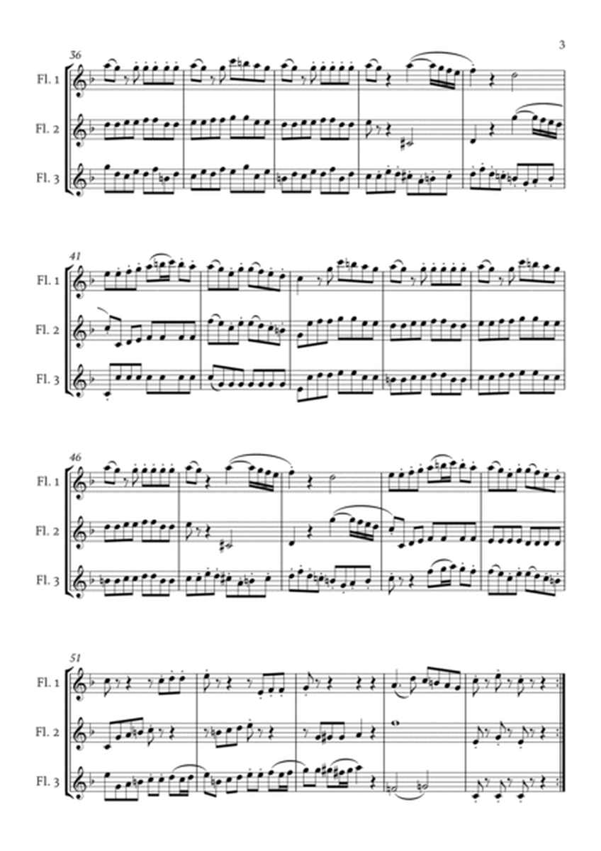 Eine kleine Nachtmusik in F Major by Mozart K 525 for Flute Trio image number null