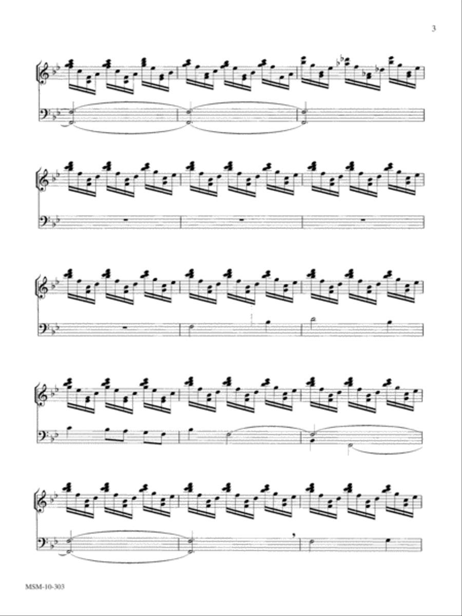 Toccata on In the Cross of Christ I Glory Organ scores gallery preview page 3