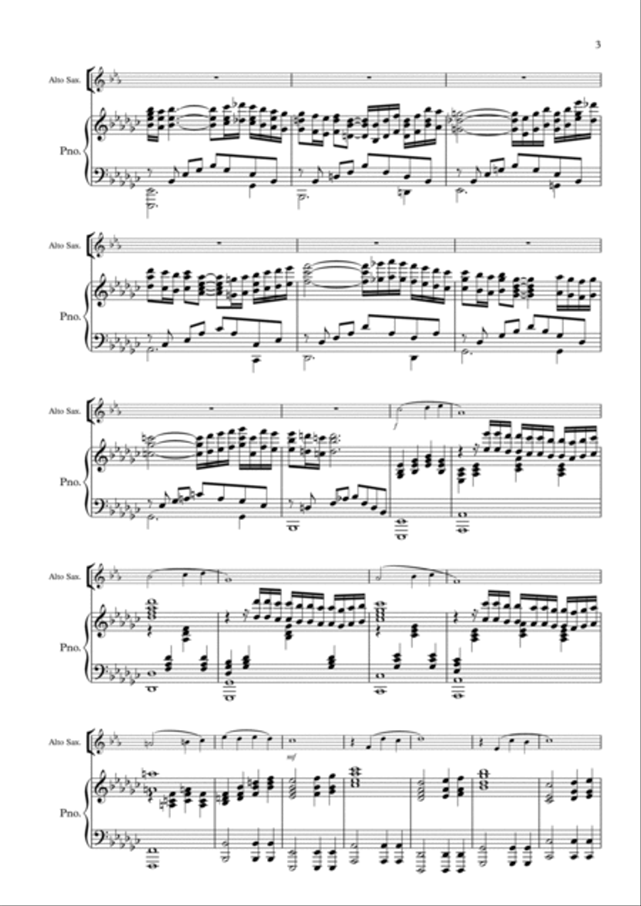 Concerto Pour Une Voix Concerto Pour Une Voix Alto Saxophone scores gallery preview page 3