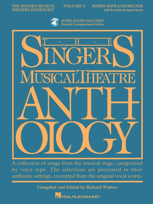 Book cover for Singers Musical Theatre Anth V5 Mez Sop Book/Online Audio