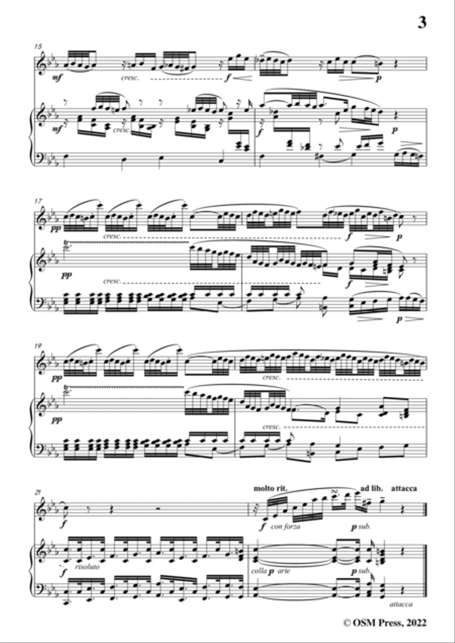 Cimarosa-Concerto,in c minor,for Oboe and Piano Piano scores gallery preview page 5