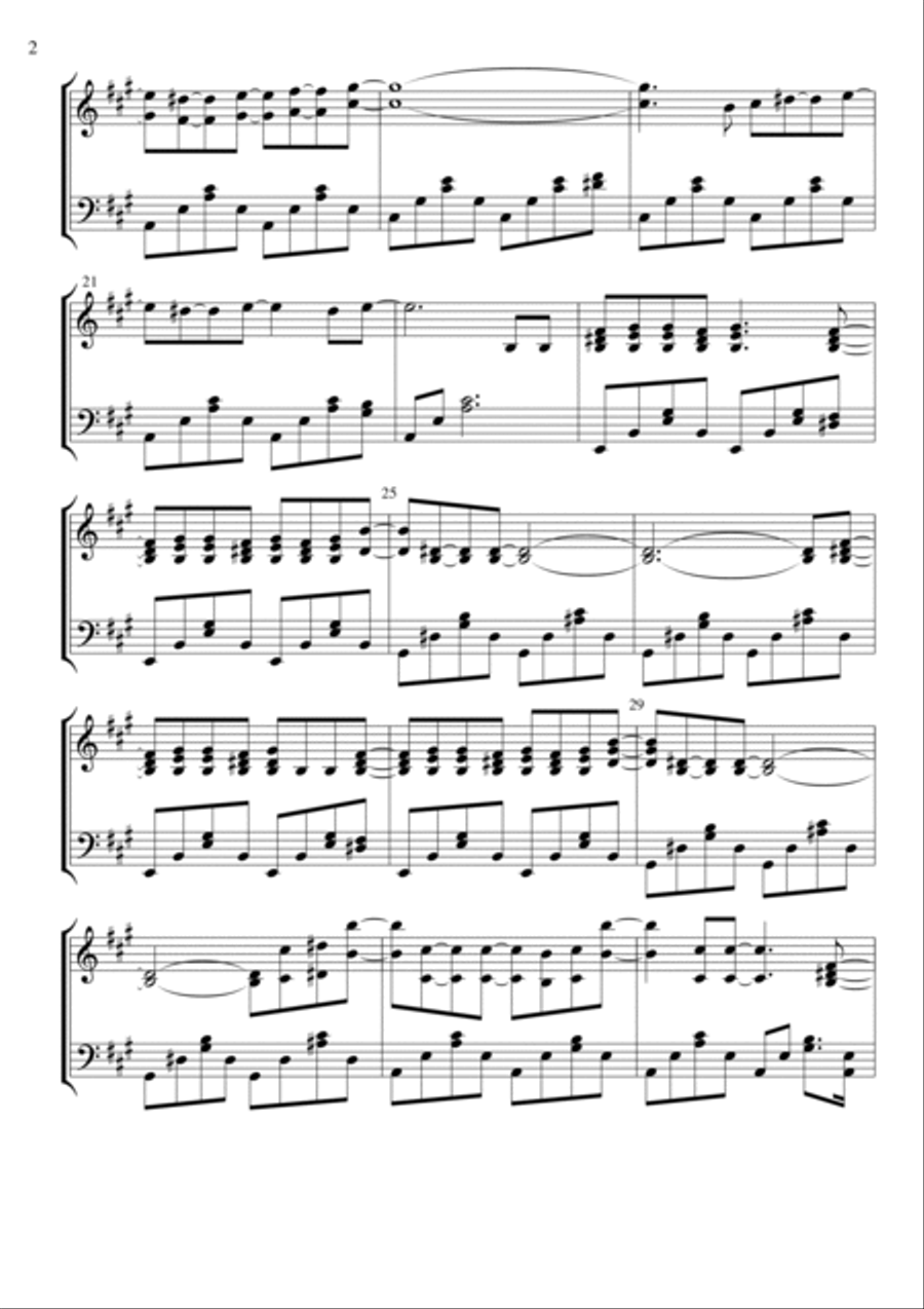 Need You Now Need You Now Piano Solo scores gallery preview page 2