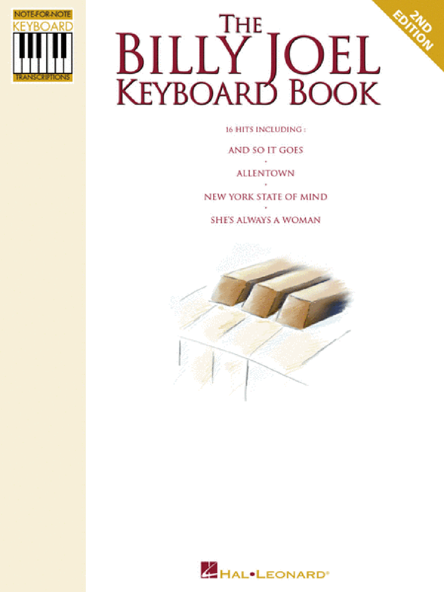 The Billy Joel Keyboard Book Piano scores gallery preview page 1