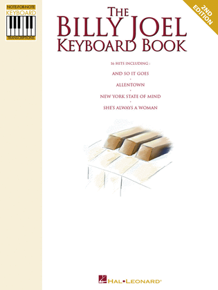 Book cover for The Billy Joel Keyboard Book