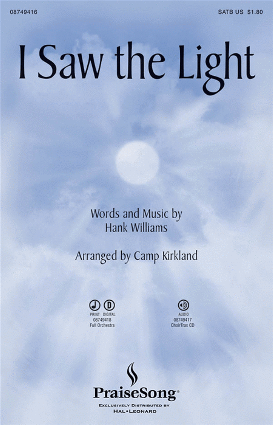 I Saw the Light 4-Part scores gallery preview page 1