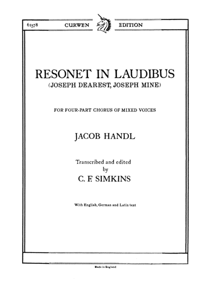 Resonet In Laudibus