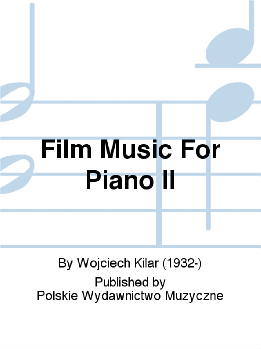 Film Music For Piano II Piano Solo scores gallery preview page 1