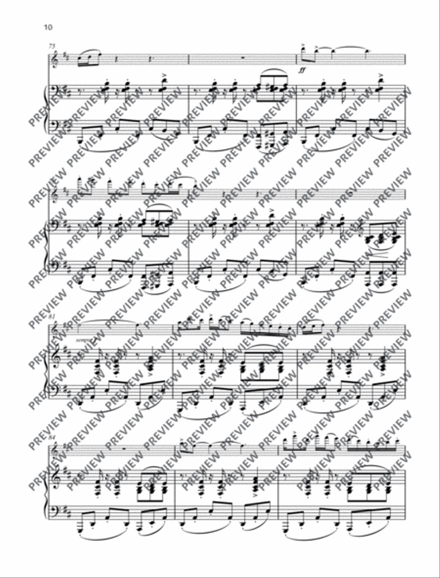 Portraits Portraits Flute Solo scores gallery preview page 11