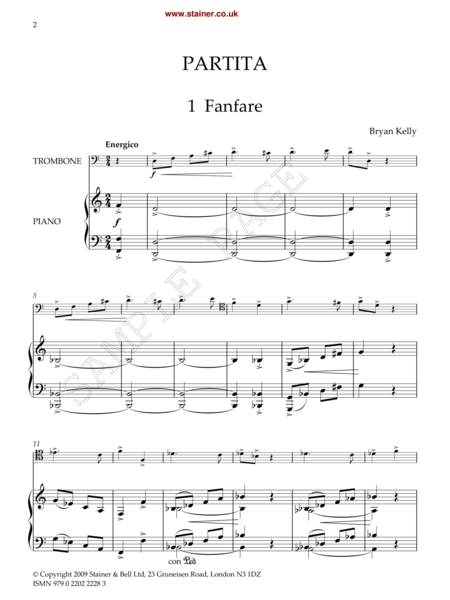 Partita for Trombone and Piano