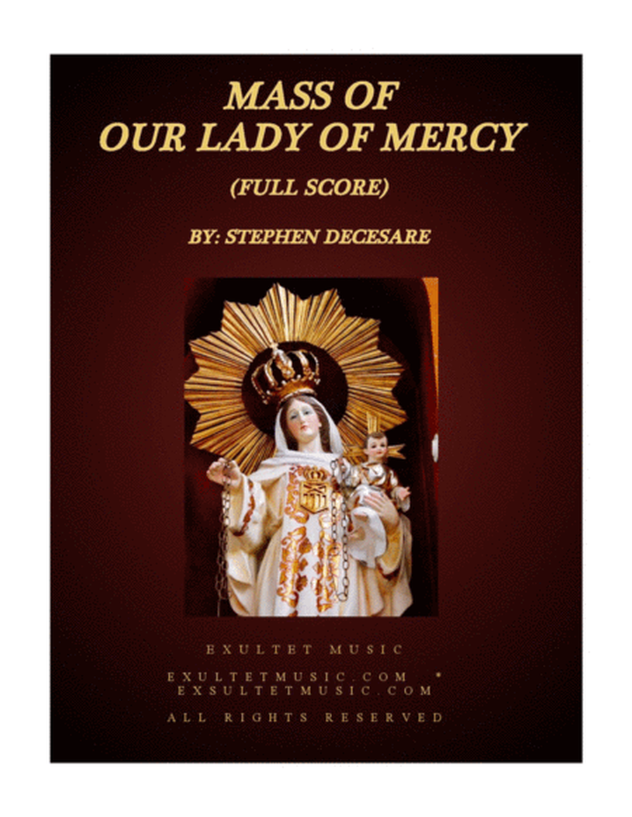 Mass of Our Lady Of Mercy (Full Score) image number null