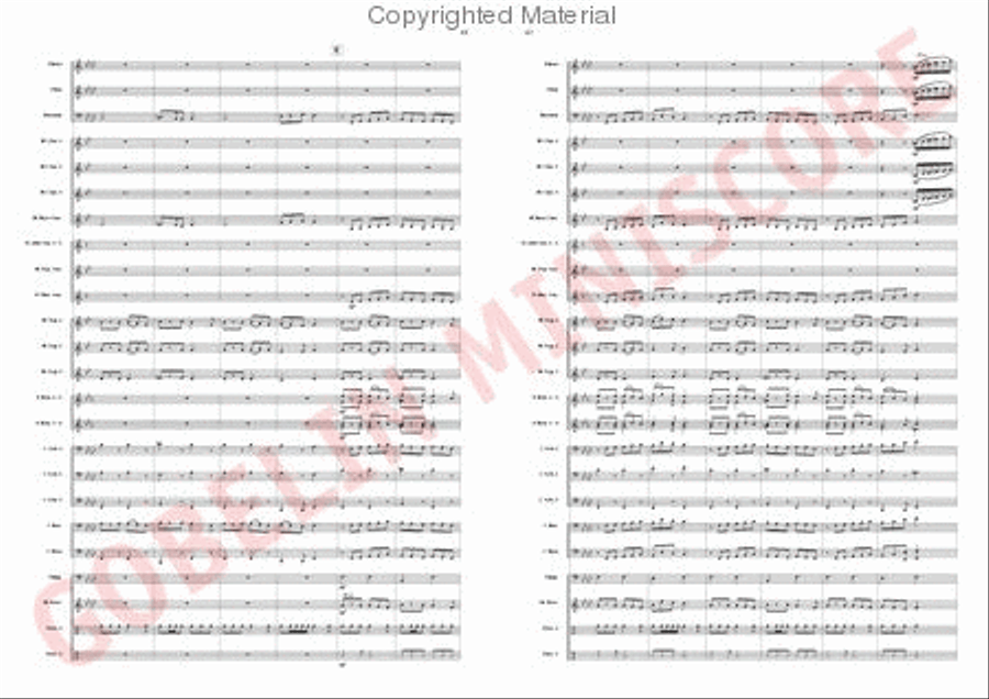 Land of Legends Concert Band scores gallery preview page 21