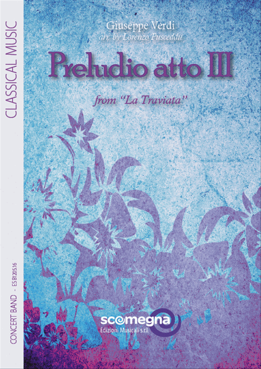 La Traviata - Preludio Act 3 Concert Band scores gallery preview page 1