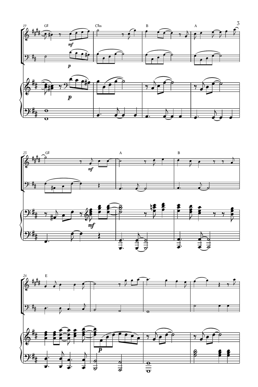 Mary, Did You Know? Soprano Saxophone scores gallery preview page 3