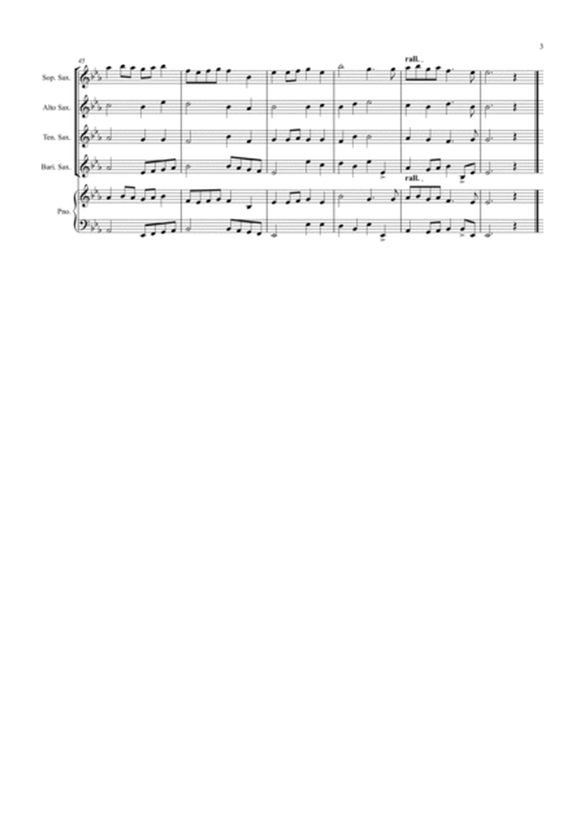 Prelude from Te Deum for Saxophone Quartet image number null