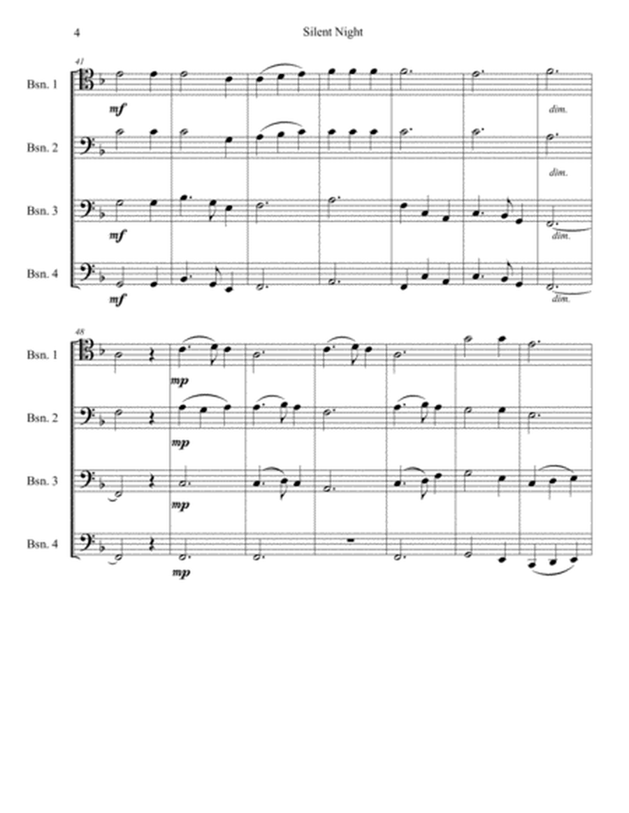 Silent Night (Bassoon Quartet) image number null