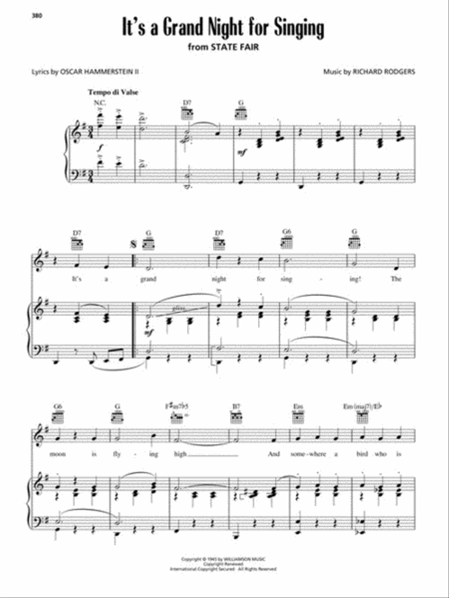 The Rodgers & Hammerstein Collection Piano, Vocal, Guitar scores gallery preview page 12