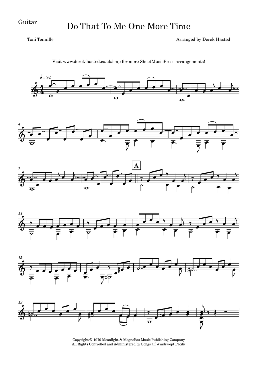 Do That To Me One More Time Flute scores gallery preview page 6