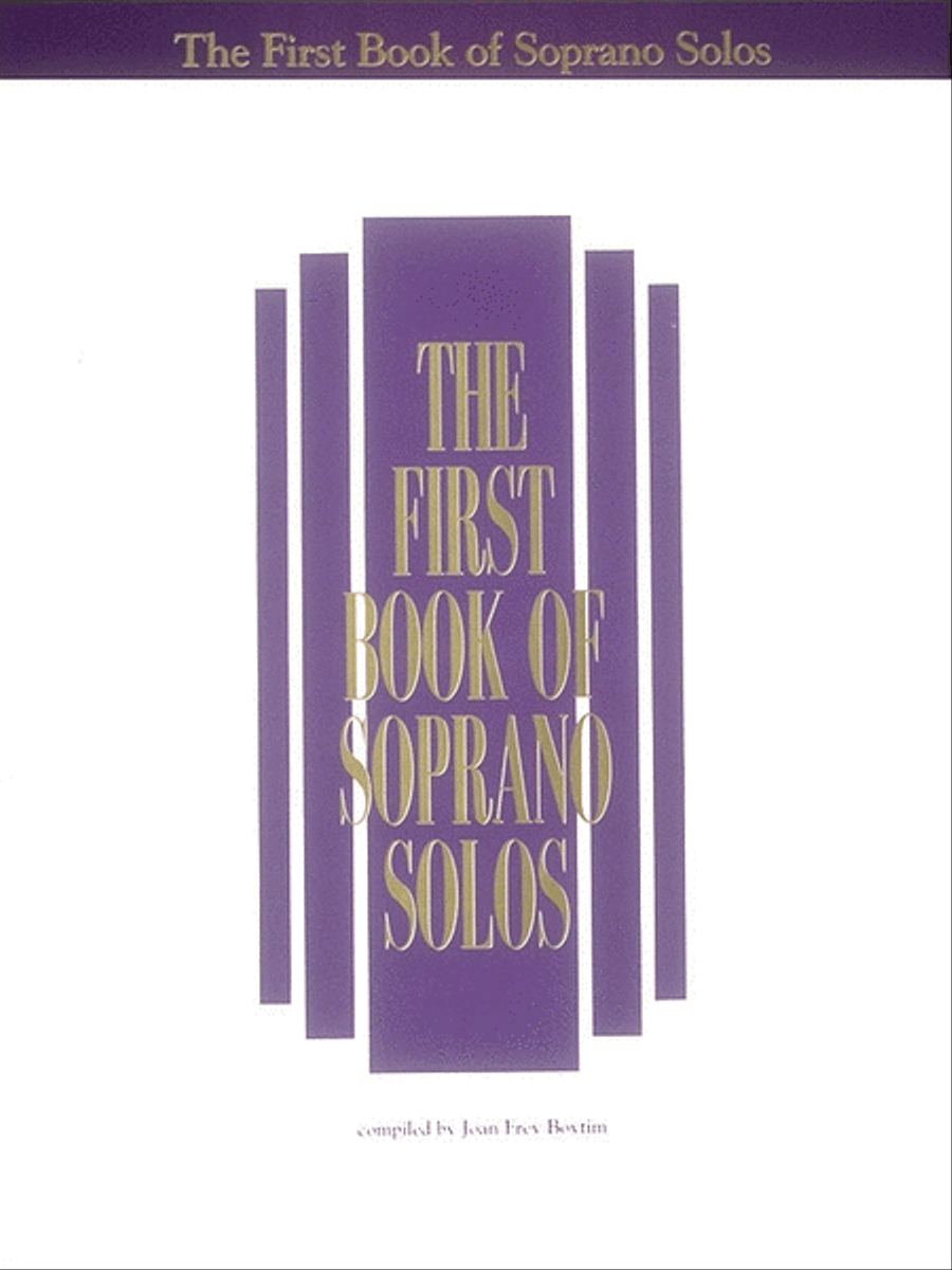 The First Book of Soprano Solos (Book Only) Soprano Voice scores gallery preview page 1