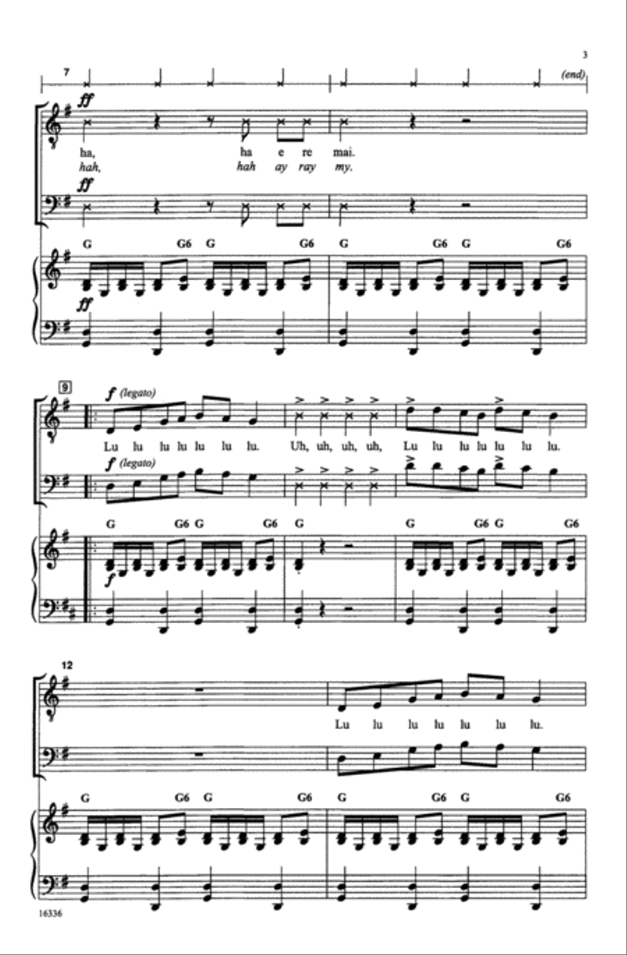 Tahiti Choir scores gallery preview page 2