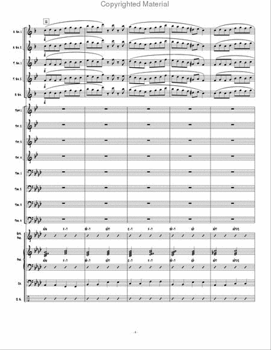 Don't Get Caught Jazz Ensemble scores gallery preview page 7