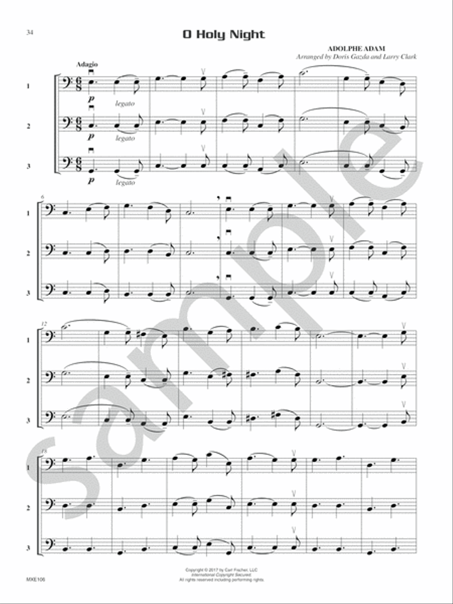Compatible Trios for Christmas Bassoon scores gallery preview page 14
