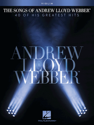 Book cover for The Songs of Andrew Lloyd Webber