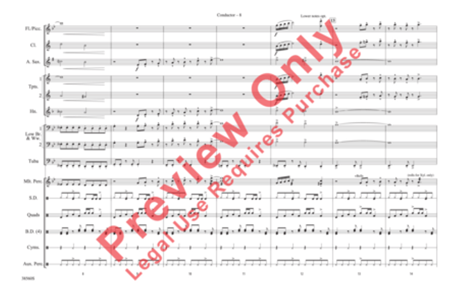 Shorties #18 Marching Band scores gallery preview page 22