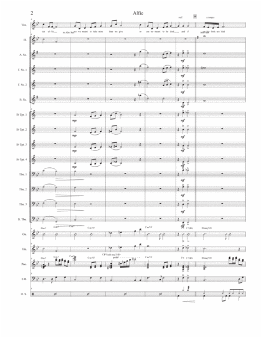 Alfie Jazz Ensemble scores gallery preview page 2