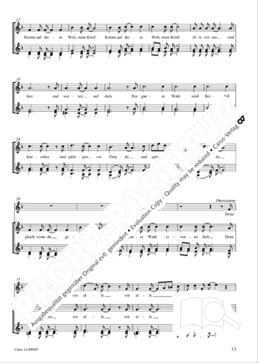 Freundschaft mir Afrika. 15 deutsch-afrikanische Lieder Choir scores gallery preview page 14