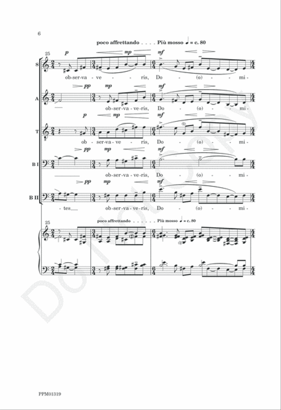 De Profundis A Cappella scores gallery preview page 9