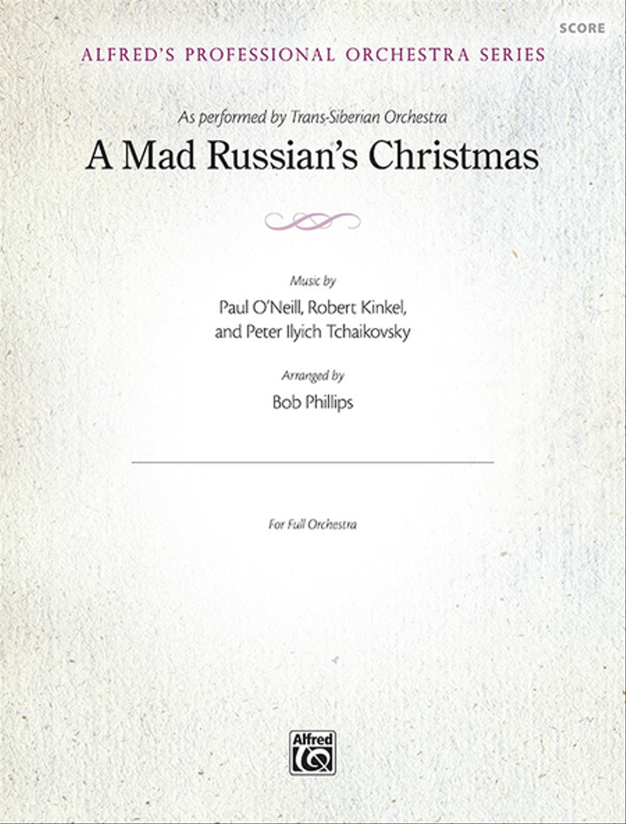 A Mad Russian's Christmas Full Orchestra scores gallery preview page 1