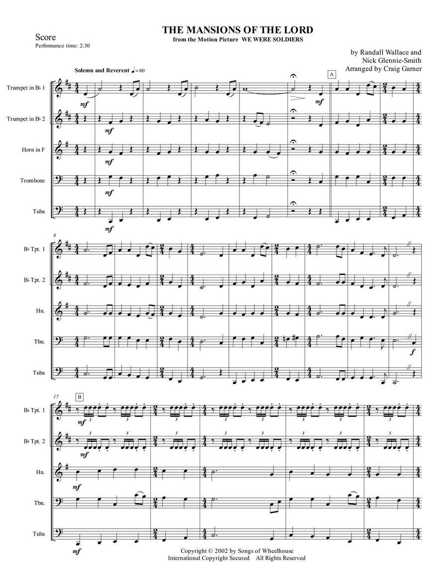 The Mansions Of The Lord Brass Ensemble scores gallery preview page 4