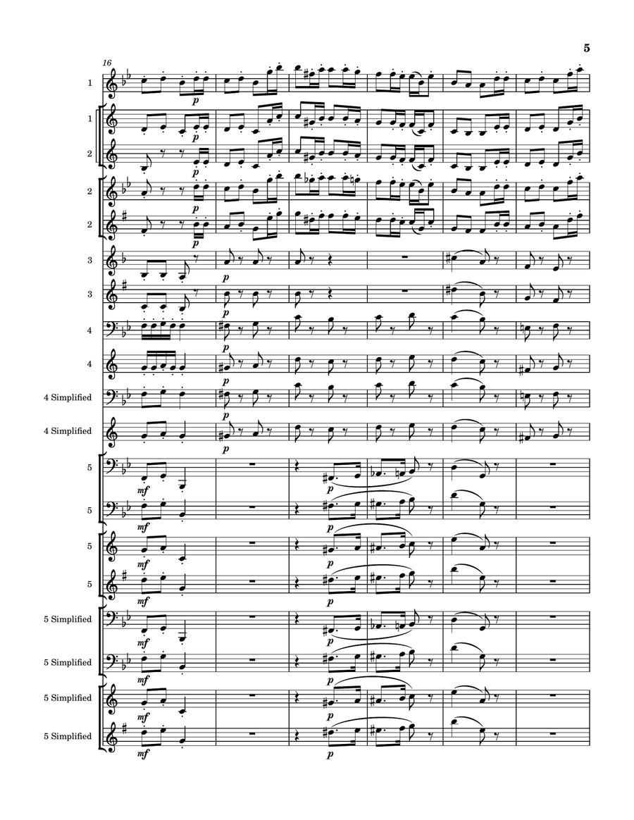 Nutcracker - Miniature Overture Small Ensemble scores gallery preview page 5