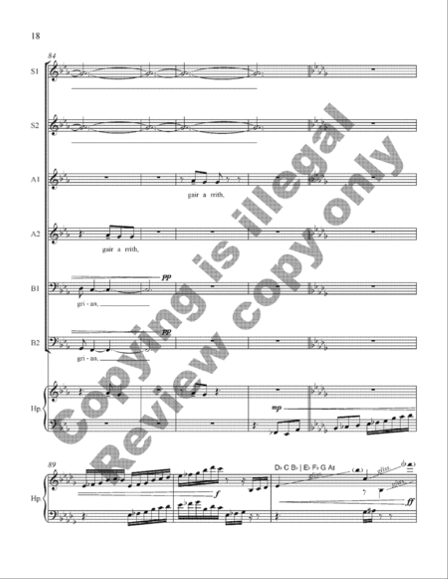 Scel lem duib SSAATTBB scores gallery preview page 18