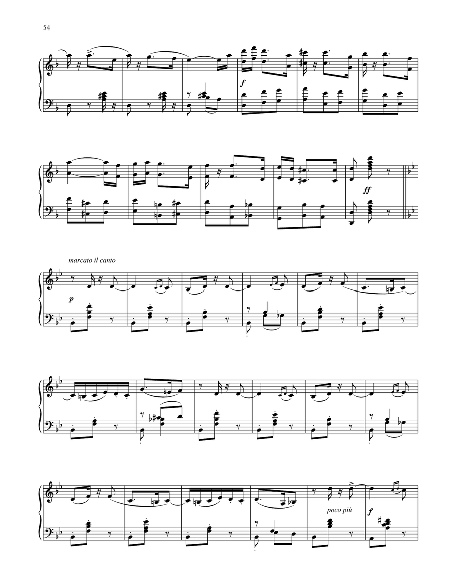 Mazurka De Salon, Op. 9, No. 3 Piano Solo scores gallery preview page 3