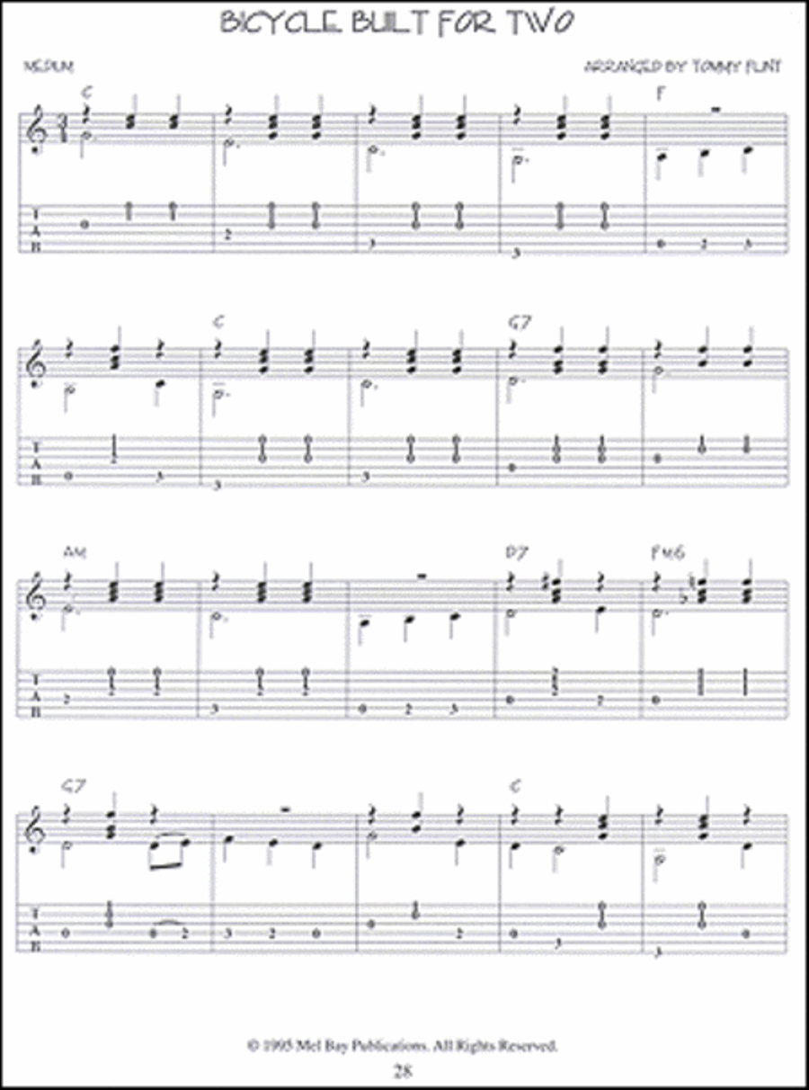 Guitar Journals - Fingerstyle Guitar Journals - Fingerstyle Fingerpicking Guitar scores gallery preview page 7