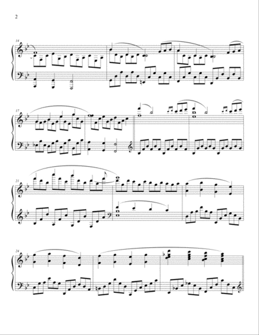 Love Divine 2 Piano Solo scores gallery preview page 2