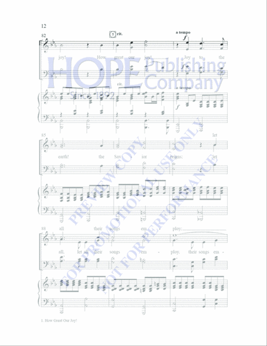 Joy Has Dawned Joy Has Dawned 4-Part scores gallery preview page 18