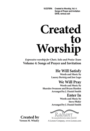 Book cover for Created to Worship, Vol. 4