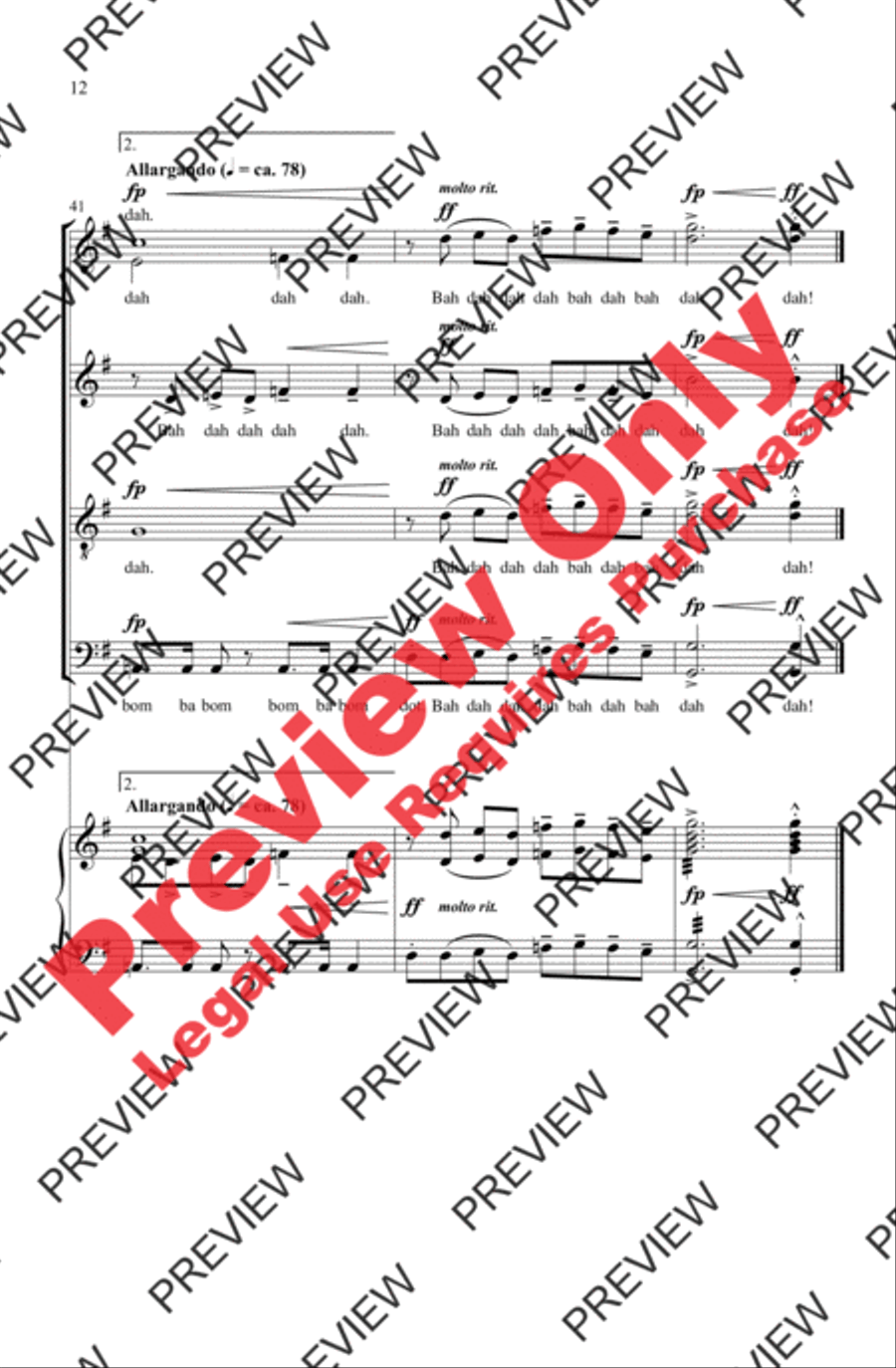 Rhapsody in Blue Rhapsody in Blue 4-Part scores gallery preview page 12