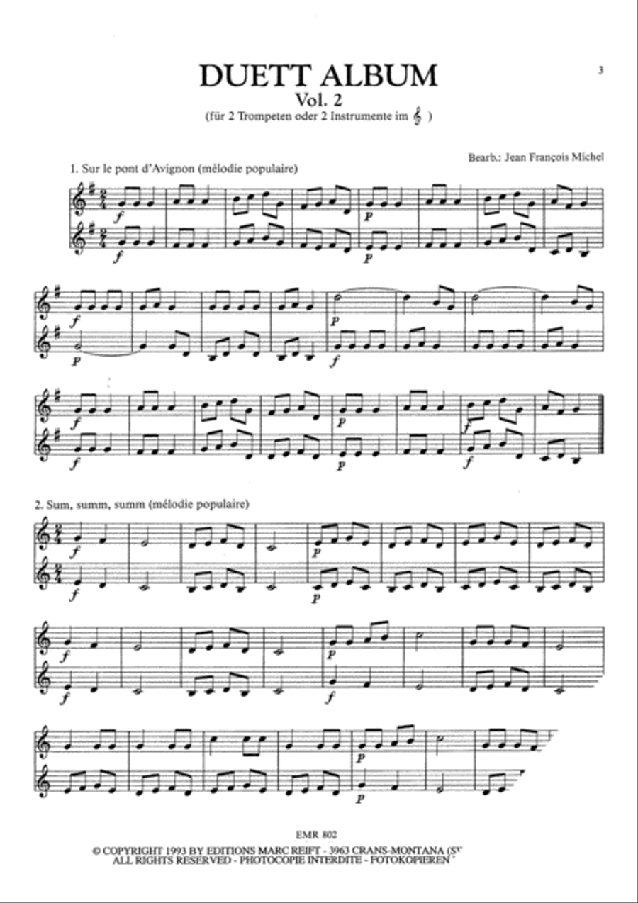 Duet Album Vol. 2 Euphonium Duet scores gallery preview page 4