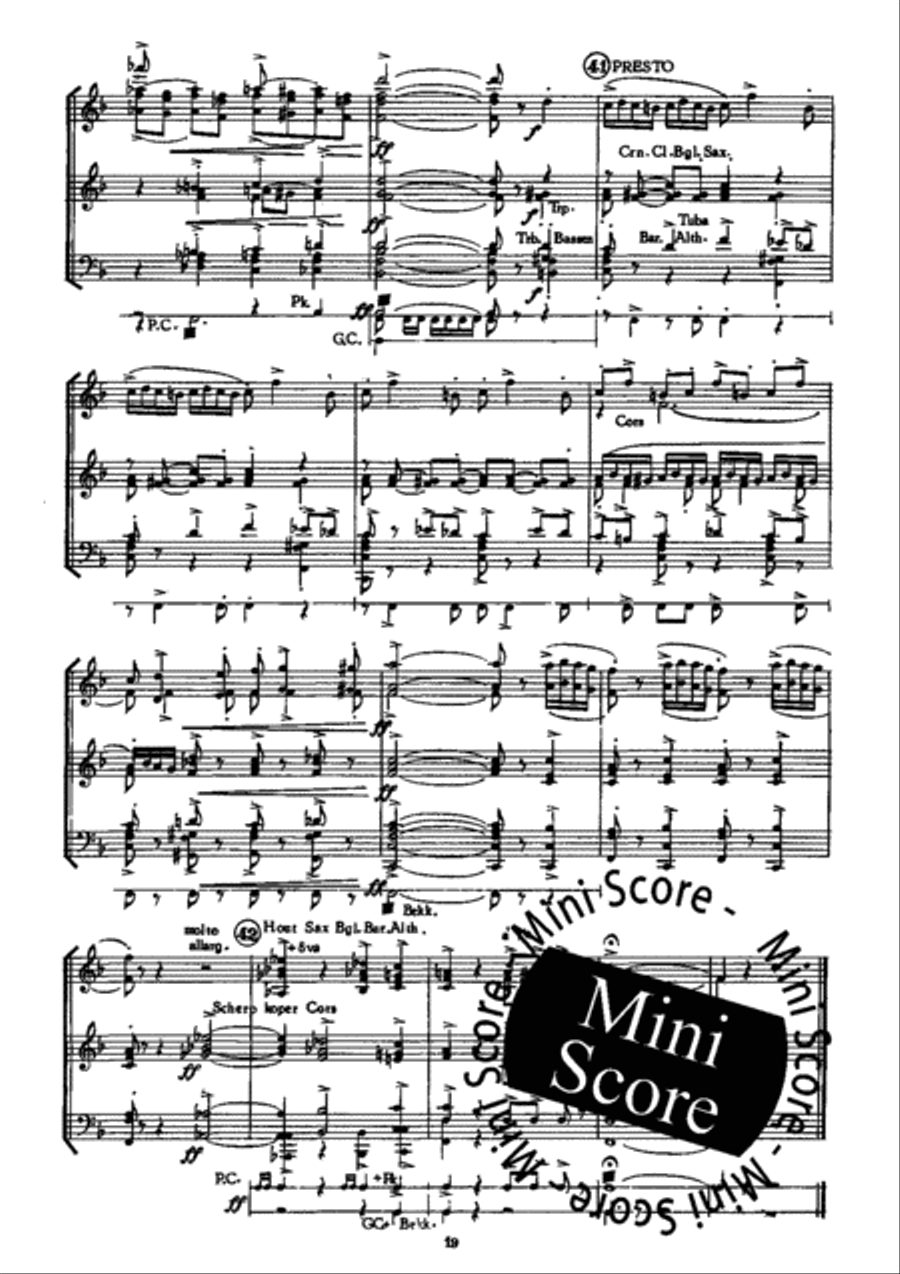 Airs de Fete Fanfare Band scores gallery preview page 21