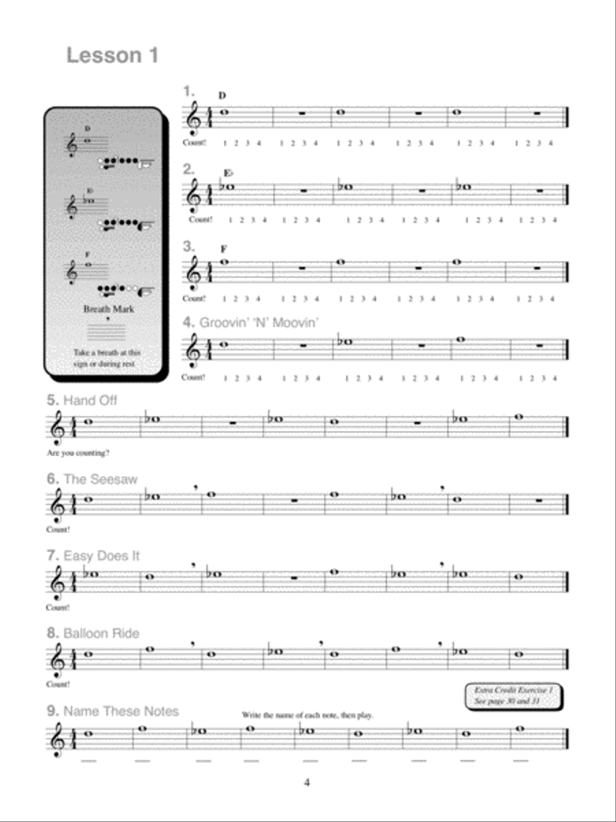 Belwin 21st Century Band Method, Level 1 Concert Band Methods scores gallery preview page 3